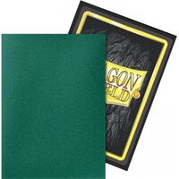 Dragon Shield Matte Dual Sleeves Metallic Green - Power (100)