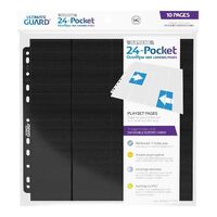 24-Pocket Quadrow Page Side-Loading (10) Black