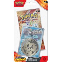 Scarlet & Violet 8 Surging Checklane Blister - Wooper