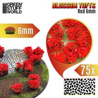 Blossom Tuft Red 6mm