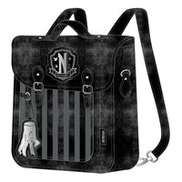 Wednesday - Faux Leather Backpack Nevermore