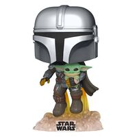 POP! Mando Flying w/ Jet Pack - The Mandalorian Star Wars #402