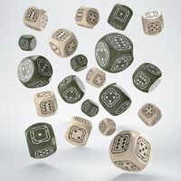 Fortress Compact d6: Beige & Olive