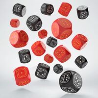 Fortress Compact d6: Black & Red