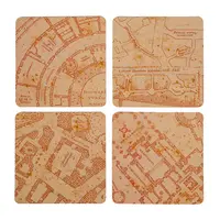 Harry Potter Marauder's Map Heat Changing Coasters