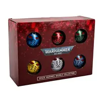 Warhammer 40000: Space Marine Helmet Baubles 6-pack