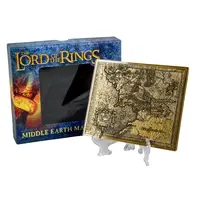 Lord of the Rings Middle-Earth Metal Map