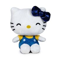 Hello Kitty Plush Figure 16cm Blue 50th Ann.