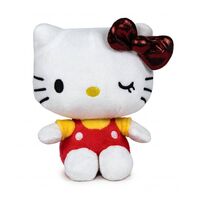 Hello Kitty Plush Figure 16cm Red 50th Ann.
