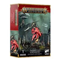 Gloomspite Gitz: Loonboss on Giant Cave Squig