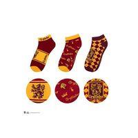 Harry Potter Ankle Socks 3-Pack Gryffindor