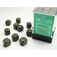 Speckled Dice Block 12mm D6 - Earth (36)