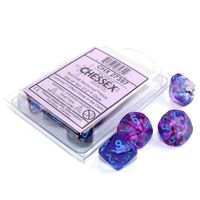 Nebula Nocturnal/Blue Luminary set of Ten d10s