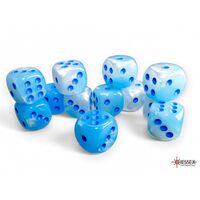 Gemini 16mm D6 Pearl Turquoise-White/Blue