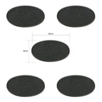 60x35mm Oval Bases (5) D.O.