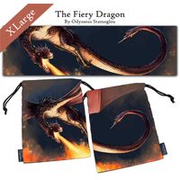 Drawlab The Fiery Dragon Dice Bag XL