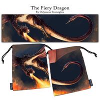 Drawlab The Fiery Dragon Dice Bag