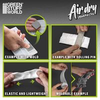 Air Dry Modelling Foam Clay 250gr Grey
