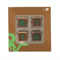 Heavy Metal Fall 21 Copper and Green Dice Set - UP