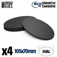 Plastic Oval Base 105x70mm (4)