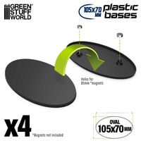 Plastic Oval Base 105x70mm (4)