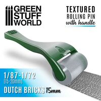 Rolling Pin with Handle - Dutch Bricks 15mm