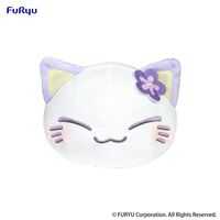 Nemuneko Cat Plush Figure Purple