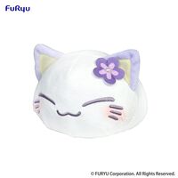 Nemuneko Cat Plush Figure Purple