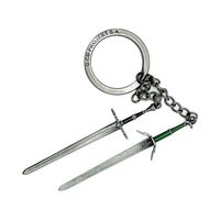 The Witcher III Keychain Geralt Two Swords