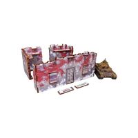 WW2 Normandy Achtung Panzer Winter Ruins 1 (28mm)