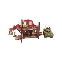 WW2 Normandy Ruined Large House - 2 (28mm)