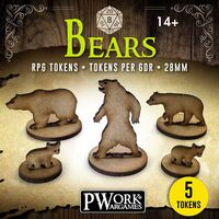 RPG Tokens MDF - Bears