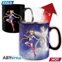Sailor Moon Mug Heat Change - Sailor & Chibi 460ml