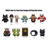 How to train your Dragon 3D PVC Bag Clips 2025 Movie Display