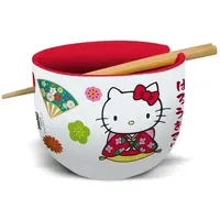 Sanrio Ramen Bowl with Chopsticks Hello Kitty Japan
