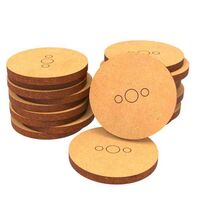 MDF Round Bases 40mm (x10) (Thickness 3mm)