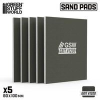Rigid Sand Pads 100x80mm - 5mm - Grit #1200 (5)