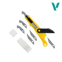 Plastic Cutter Scriber Tool & 5 Spare Blades