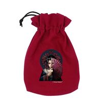 Anne Stokes Dice Pouch: Geisha Skull