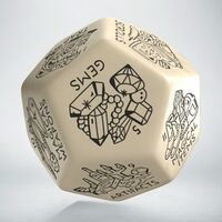 Treasure Generator Die: Beige&Black