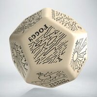 Weather Generator Die: Beige&Black