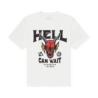 Stranger Things T-Shirt Hell Can Wait (white) L