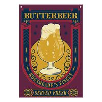 Harry Potter Wall Banner Butterbeer 125 x 85cm