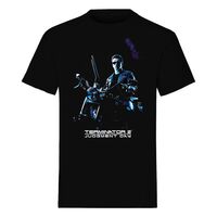 The Terminator T-Shirt Bike Pose Black L
