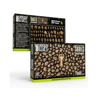3D Printed - Skulls & bones - Battlefield Skulls - Creatures
