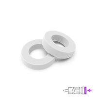 White O-Rings for Nozzle - Mobius Airbrush