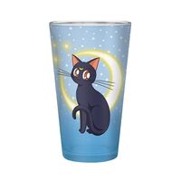 Sailor Moon Large Glass 400ml Luna & Artemis