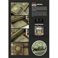 Dark Brown Wash for Green Vehicles 35ml