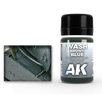 Wash Brown Blue for Panzer Grey Vehicles 35ml