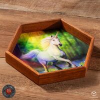 Anne Stokes Dice Tray: Chase the Rainbow
